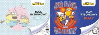 Blok rysunkowy A4/20K biały Minionki - Beniamin