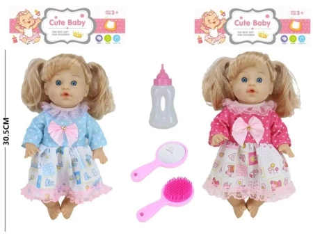Lalka dziewczynka z głosem oraz akcesoriami - Trifox