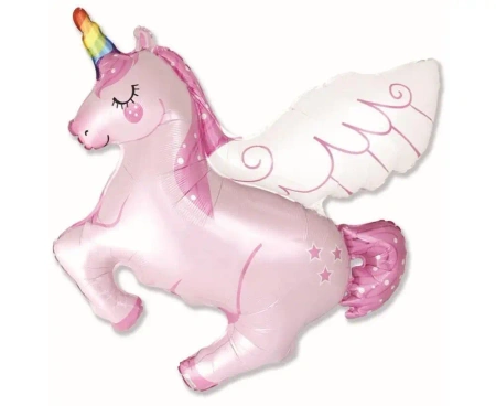 Balon foliowy 61cm Jednorożec różowy - Godan