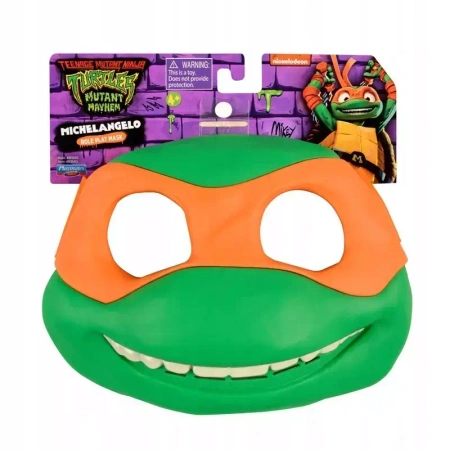 WOJOWNICZE ŻÓŁWIE NINJA Maska Michelangelo, kostium
