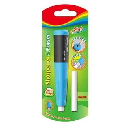 Temperówka plastikowa z gumką 8mm - Keyroad