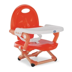 Krzesełko Pocket Snack poppy red 6-36m - Chicco