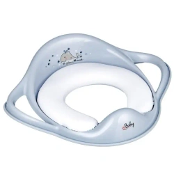 Nakładka miękka na sedes Wieloryb Minimal błękit - Maltex