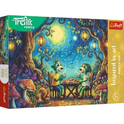 Puzzle 100 Spotkanie w kawiarni - Trefl