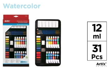 Farba akwarelowa z przyborami 31 elementów - Artix