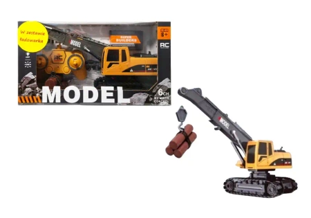 Dźwig gąsienicowy z pilotem i ładowarką - SWEDE