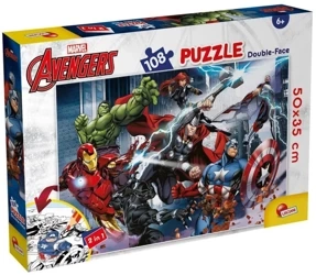 Puzzle dwustronne 108 Marvel Avengers - Lisciani