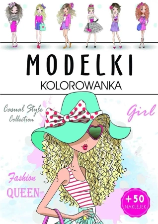 Modelki kolorowanka - praca zbiorowa