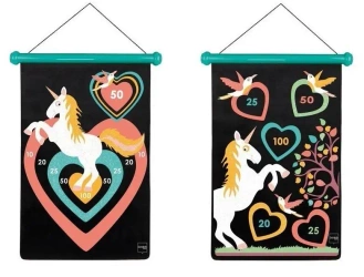 Rzutki magnetyczne rozmiar L Jednorożec brokat - Scratch