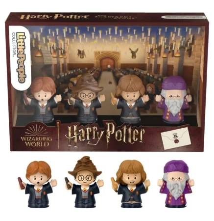 Zestaw figurek Little People Harry Potter 4-pak Kamień filozoficzny - Mattel