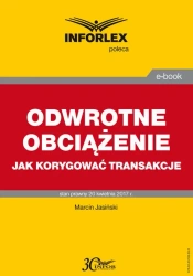 eBook ODWROTNE OBCIĄŻENIE jak korygować transakcje - Marcin Jasiński