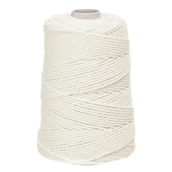 Sznurek bawełniany skręcany kremowy 3mmx100m - Dalprint dpCraft