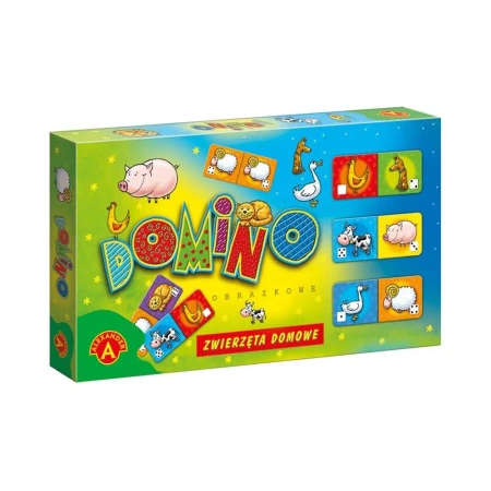 Domino obrazkowe - zwierzęta domowe ALEX - Alexander