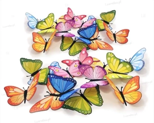 Ozdoby wiosenne Motyle 3D - LearnHow