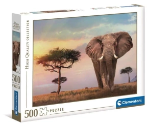 Puzzle 500 HQ African Sunset - Clementoni