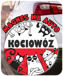 Magnes na auto KOCIOWÓZ - Henry