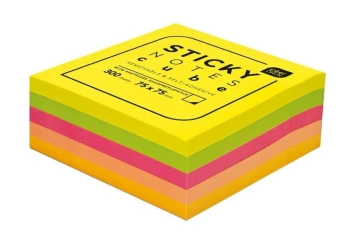 Karteczki samoprzylepne 75x75mm 300K - INTERDRUK