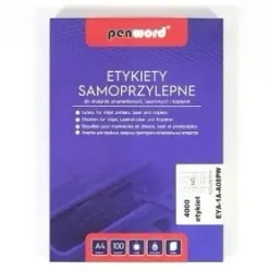 Etykiety samoprzylepne A4/100K 40x52,5x29,7mm - Penword