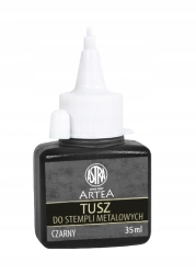 Tusz do stempli metalowych Astra 35 ml czarny - ASTRA art-pap
