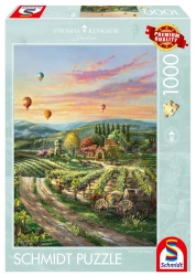 Puzzle 1000 PQ T. Kinkade Winnica w dolinie 111436 - Schmidt Puzzle