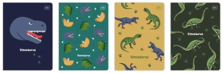 Zeszyt A5/16K kratka Dinozaurus (20szt) - INTERDRUK