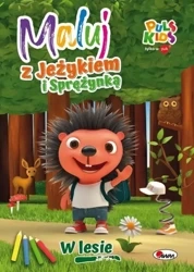 W lesie. Maluj z Jeżykiem i Sprężynką - Natalia Kawałko-Dzikowska