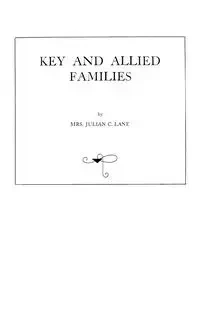 Key and Allied Families - Lane Julian Mrs. C.