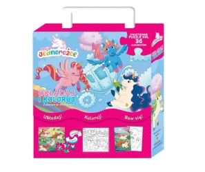 Moje Jednorożce. Układaj i koloruj - opracowanie zbiorowe