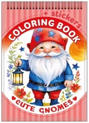 Kolorowanka 105x148 z naklejkami Gnomy - Fresh