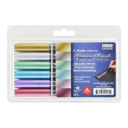 Pisaki pędzelkowe Opaque Brush 6 kolorów - Marvy