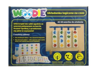 Drewniana układanka logiczna na czas Woodie - SWEDE