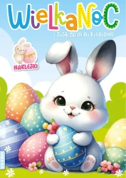Wiielkanoc z zajączkiem na kolorowo - opracowanie zbiorowe