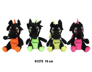 Smok "Kraków" czarny neonowy 19cm MIX - Sun-Day