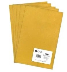Filc poliestrowy A4 yellow 5szt - Dalprint dpCraft