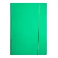 Teczka A4 z gumką błyszcząca zielona - Ziemia Obiecana