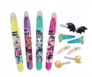Monster High kreda do włosów zestaw