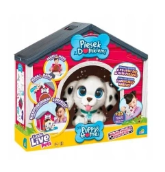 Maskotka Little Live Pets Piesek z domkiem Dalmatyńczyk - Cobi