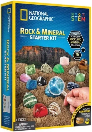 National Geographic. Zestaw startowy skał i minerałów