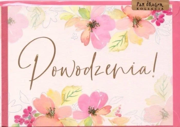 Karnet B6 Powodzenia - Pan Dragon