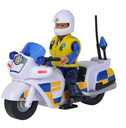 Strażak Sam Motor policyjny z figurką - Simba