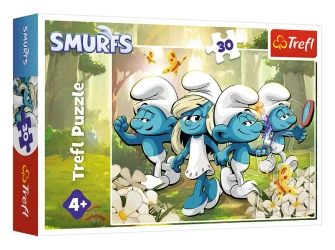 Puzzle 30 Smerfne przygody TREFL