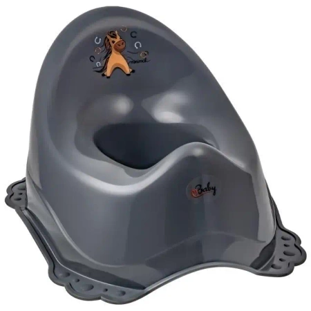 Nocnik Konik Minimal stalowy szary - Maltex