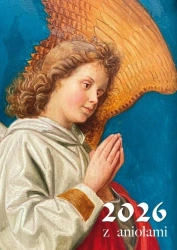 Kalendarz 2026 ścienny z aniołami - praca zbiorowa