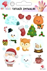 Tatuaże zmywalne dla dzieci Boże Narodzenie 5 - All4Kids