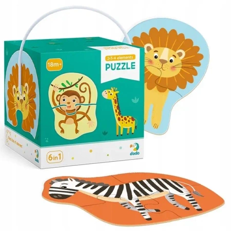 Puzzle 2-3-4 Zwierzęta - Dodo