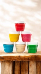 Naturalna ciastolina w słoiczkach 6 kolorów - ChildGen (GEN OYUNCAK SANAYİ TİCARET A.Ş.)