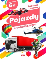 Pojazdy zeszyt z naklejkami - opracowanie zbiorowe
