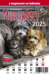 Kalendarz 2025 Miesięczny A5 Milusińscy na lodówkę - Bartosz Owczarek