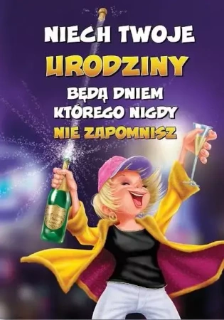 Kartka okolicznościowa Urodziny MF28 - Trend