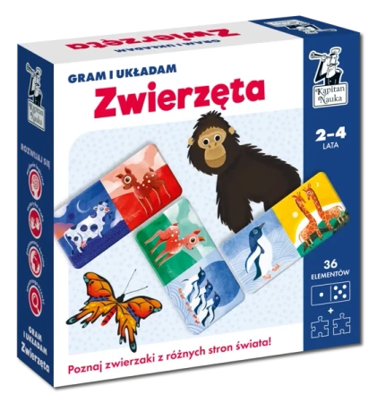 Gram i układam Zwierzęta Kapitan Nauka - Opracowanie zbiorowe